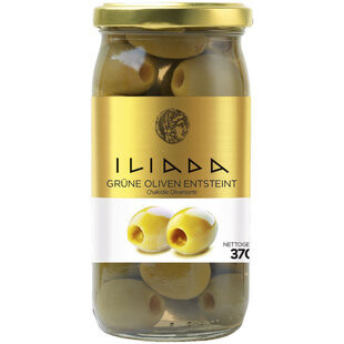 Iliada Oliven verte dénoyautées 370g