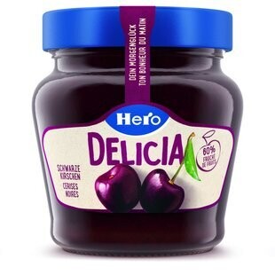 Hero Delicia Confiture aux cerises noires 290g