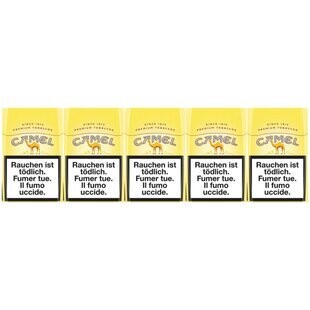 Filtres souples jaune Camel  (Cartouche ou Paquet)
