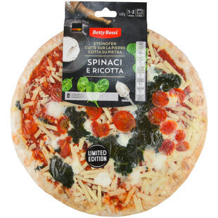 Naturaplan Bio Betty Bossi Pizza avec ricotta & épinards 180g