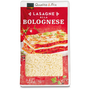 Lasagne bolognaise  Viande de porc 1000g