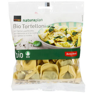 Bio Betty Bossi Tortellinis au ricotta &amp; épinards 250g