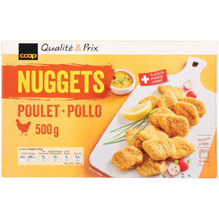 Nuggets de poulet surgelés 20 pièces 500g
