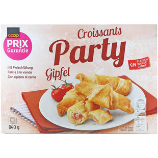 Mini croissants Party surgelés 20 pièces 840g