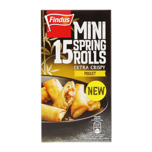 Findus Mini Springrolls Taste of Asia au poulet surgelés 15 pièces 200g