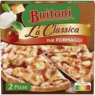 Buitoni Bella Napoli Pizza deux fromages 2 pièces 640g
