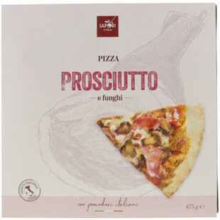 Sapori Pizza au prosciutto & champignons 465g