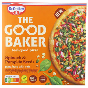 Dr. Oetker The Good Baker Spinach &amp; Pumpkin Seeds Vegan 2x350g