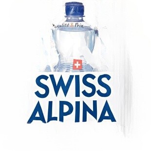 Swiss Alpina Bleu gazéifiée 1x50cl