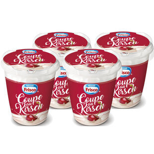 Frisco Coupe de glace vanille &amp; cerises au kirsch 4x 190ml
