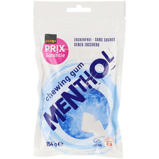 Chewing-gum menthol sans sucre 154g