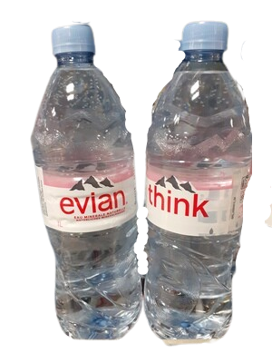 Evian eau 1.5L /1L /0.5cl /75cl