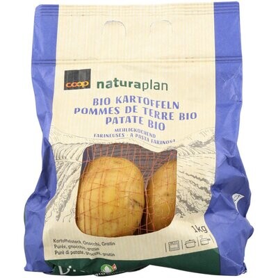 Bio Pommes de terre farineuses (sac bleu) 1kg