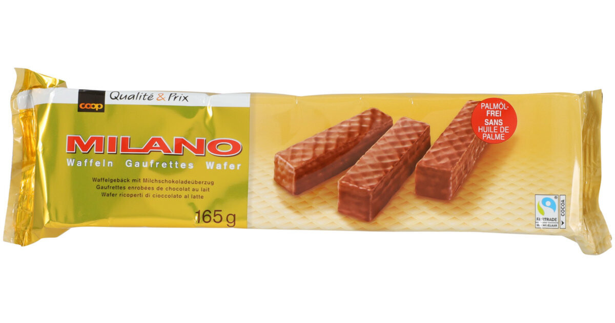 Milano Waffelnt 165g