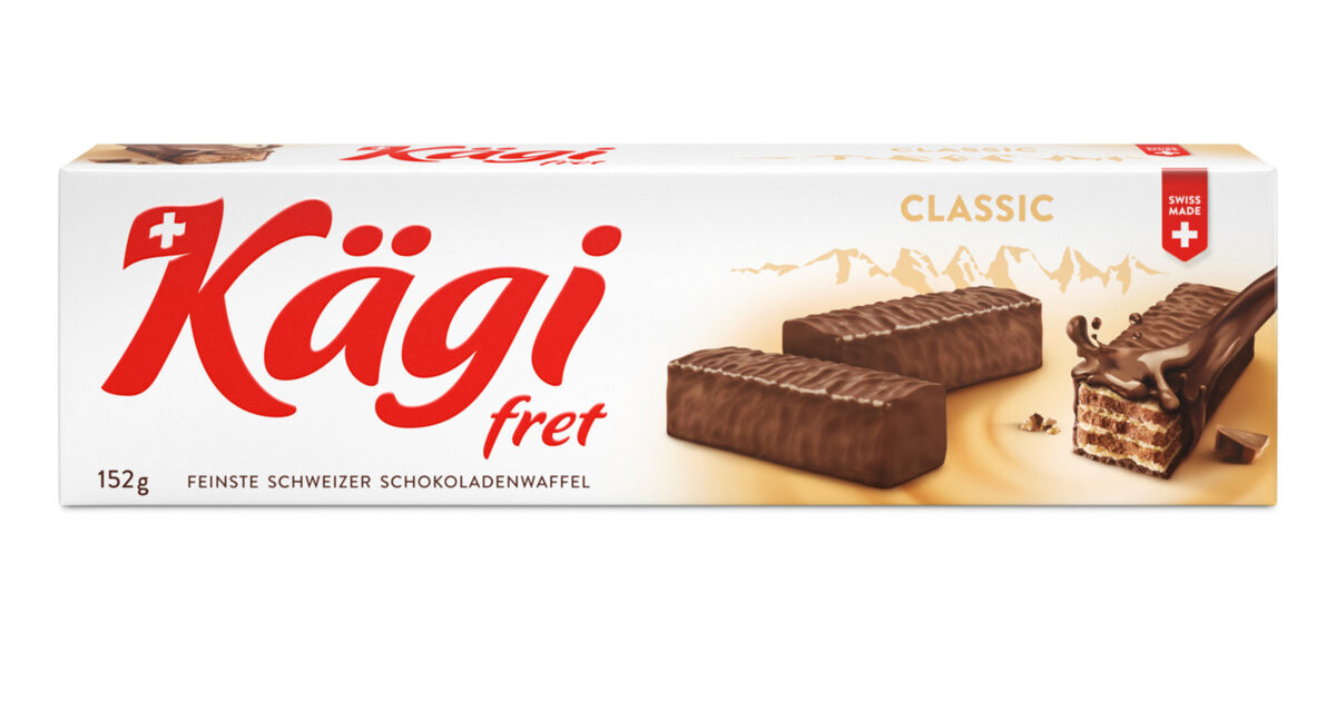 Kägi fret Mini gaufrettes au chocolat classiques 152g