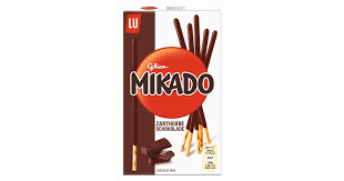 Biscuits Lu Mikado Chocolat noir