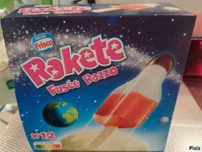 Frisco Sucettes glacées Rakete 12 pièces