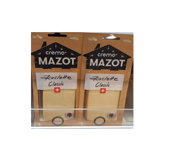 Mazot Raclette IPS classic tranches 400g
