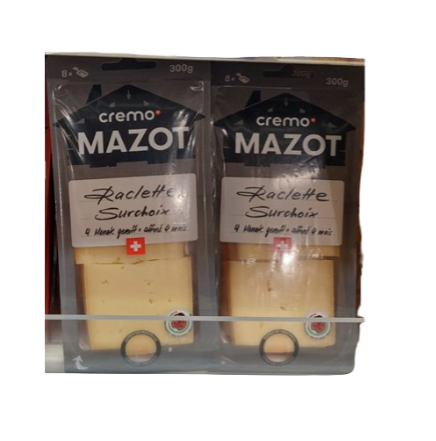 Mazot Raclette IPS Surchoix tranches 300g