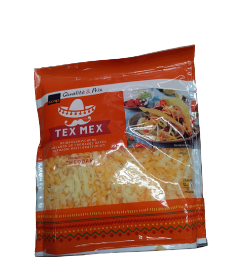 Mélange de Fromage Tex-Mex Rapé 1x250g