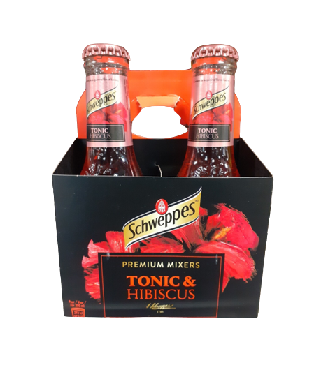 SCHWEPPES Tonic HIBISCUS 4X20 cl