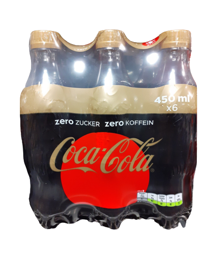 Coca Cola Zero Sans Caféine 6x50 cl