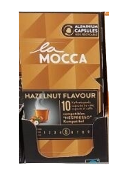 La Mocca Havelaar Hazelnut 10 caps