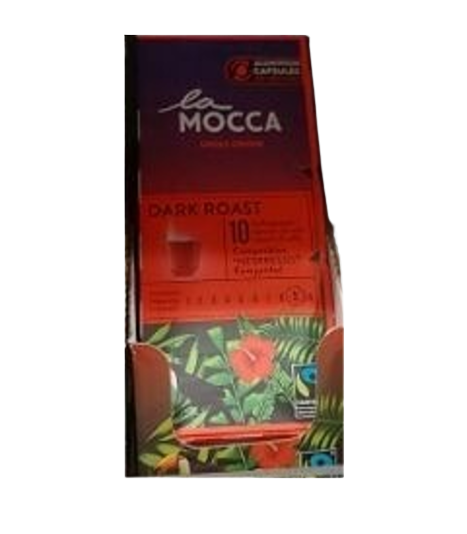 La Mocca Havelaar Dark Roast 10 caps