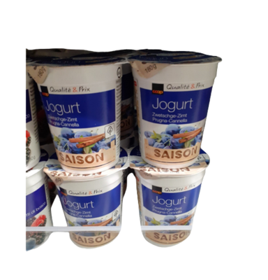 Yog. S Pruneaux Cannelle 2x180g