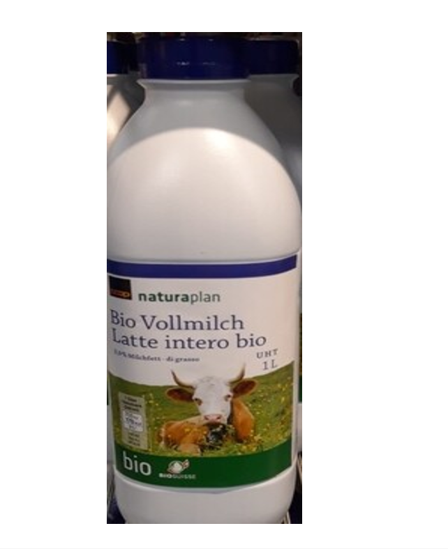 Bio Lait entier UHT 3.9% gras 6x1l