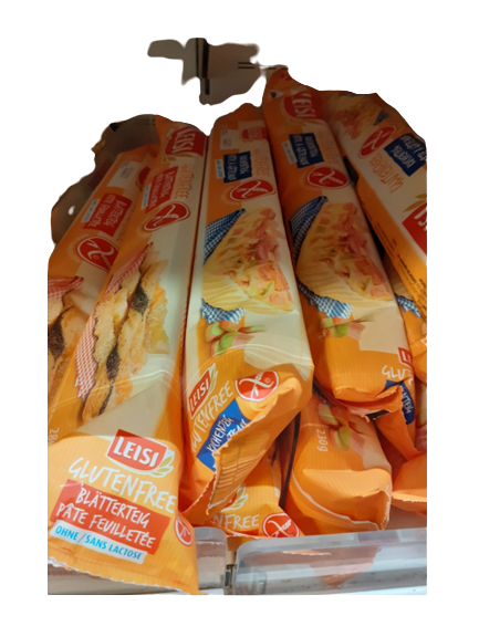 Leisi pate feuilletee s.gluten rond 1x280g