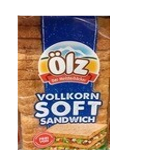Oelz Pain Complet Soft Sandwich 1x750g