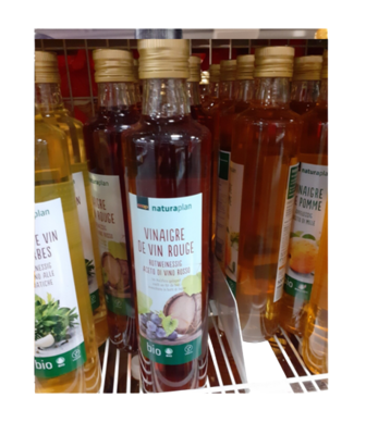 Bio vinaigre de vin rouge 500ml