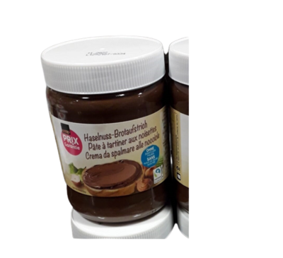 Pâte à tartiner aux noisettes 600g