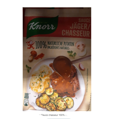Knorr Sauce chasseur 100% naturelle 30g