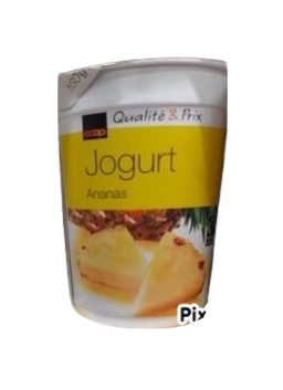 Max Havelaar yogourt Ananas 2x180g