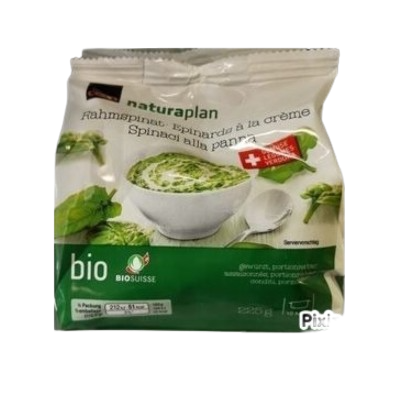 Bio Épinards hachés nature surgelés 500g