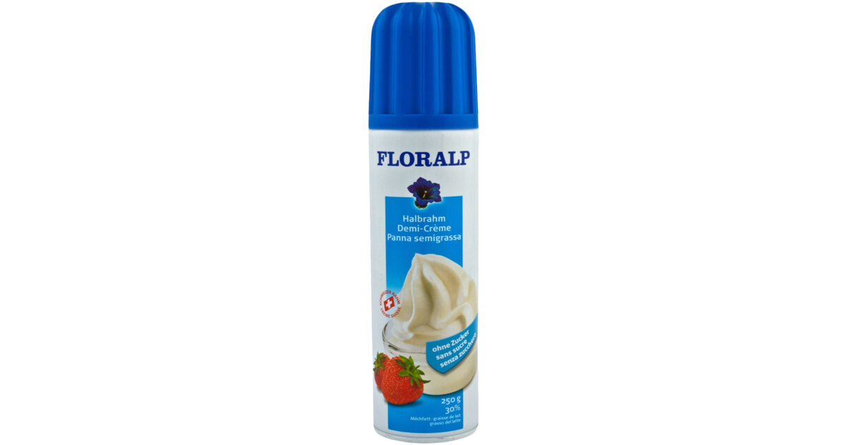 Floralp Demi-Crème Sans Sucre 1x250g