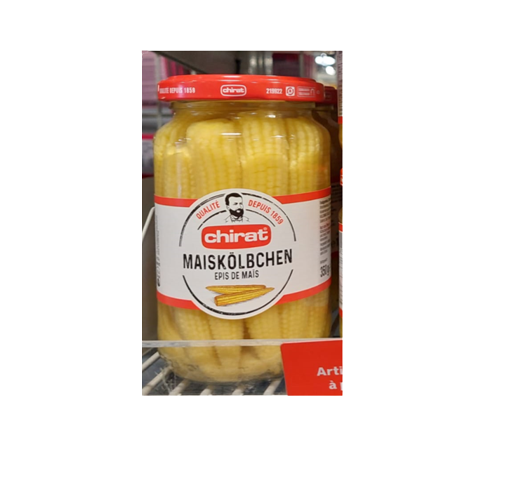 CHIRAT Mini maïs au vinaigre  190g
