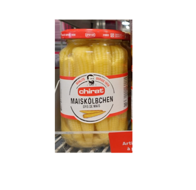 CHIRAT Mini maïs au vinaigre  190g