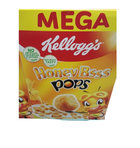 Céréales de maïs Kellogg&#39;s Honey bsss popss 600g