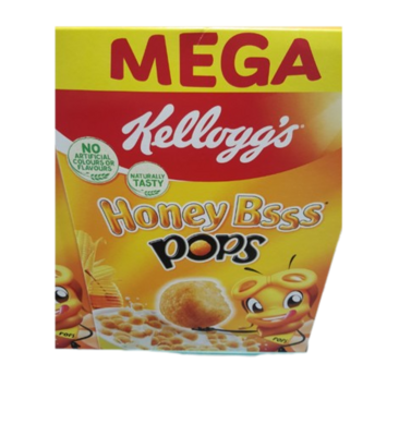 Céréales de maïs Kellogg&#39;s Honey bsss popss 600g