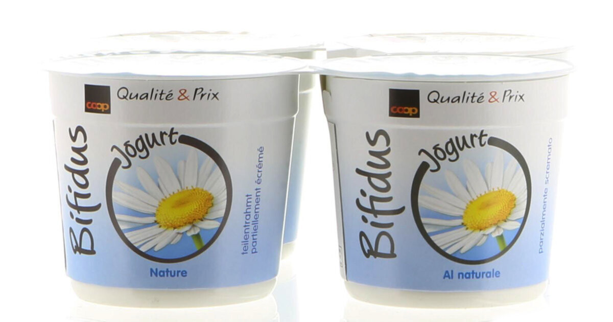 Yogourt bifidus Nature 2.5% 4x125g