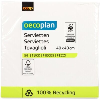 Oecoplan Serviettes 40x40 cm 50pcs