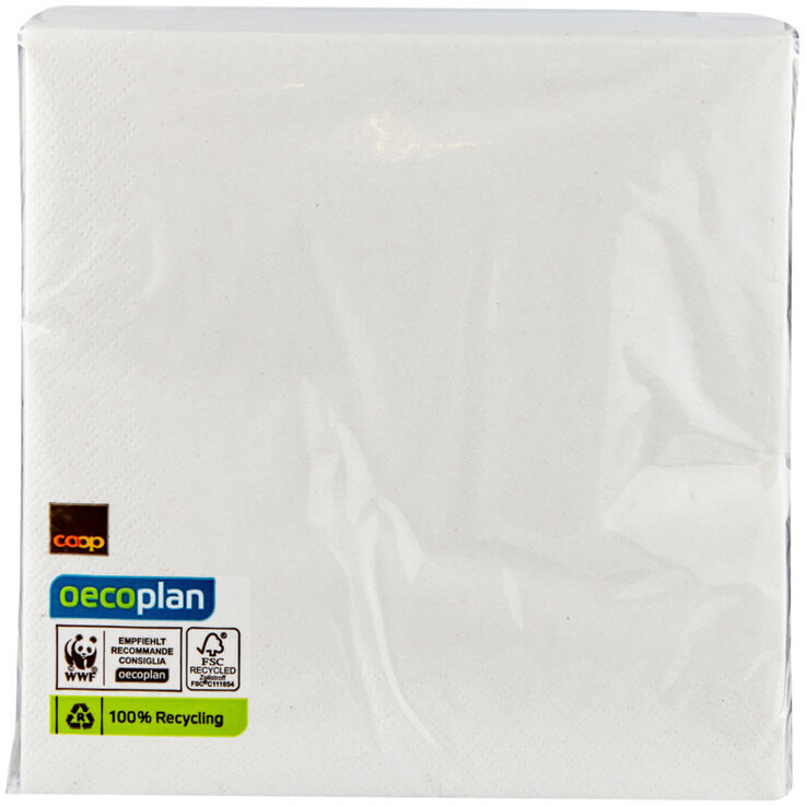 Inhouse Serviettes blanc 33cm 50 pcs