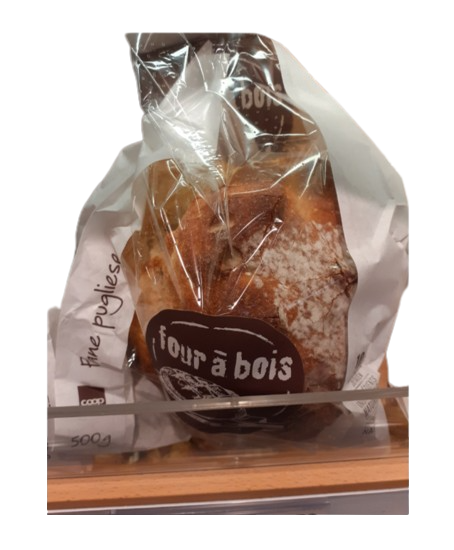 Pane pugleise au feu de bois 500g