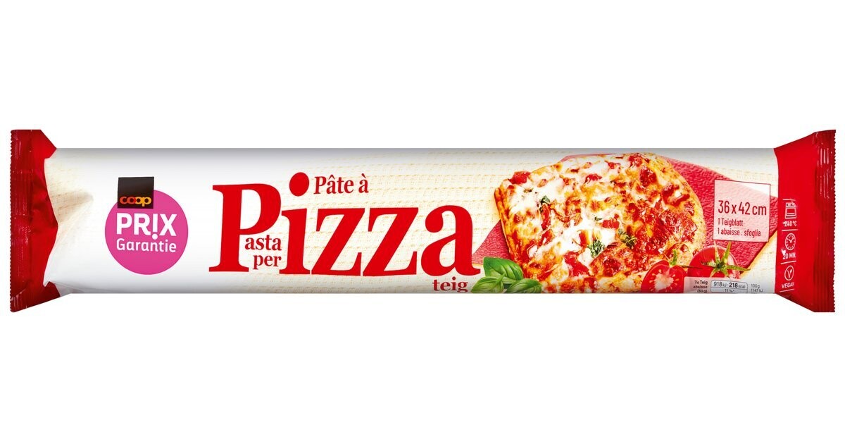 pate Pizza rectang. épautre 550g