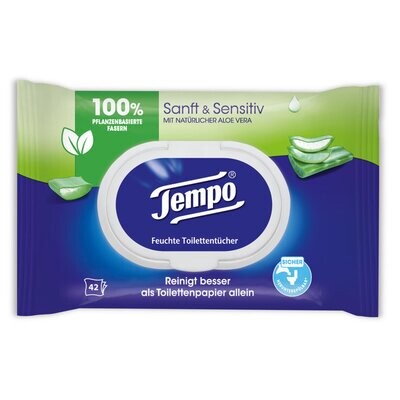 Humide Aloe Sanft et Sensitiv 42pce TEMPO