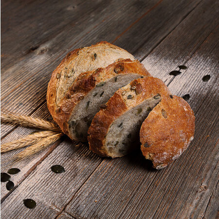 Bio petit pain aux graines courge 370g
