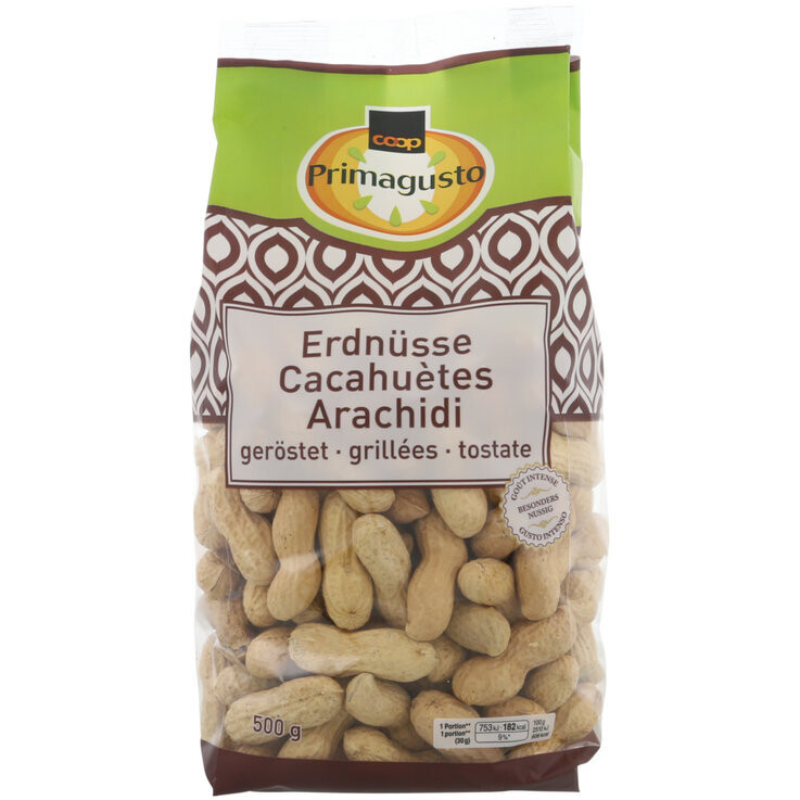 Primagusto cacahuettes 500g 1pce